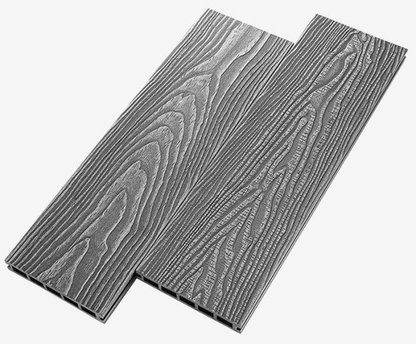 Террасная доска из ДПК RusDecking Unodeck Vintage - Серый купить в Сибае