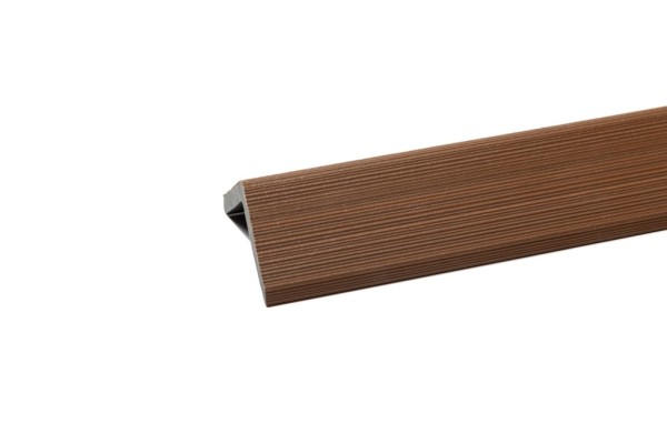 Уголок торцевой Ecodecking Скай коэкструзия 45х45х3000 Тик купить в Сибае