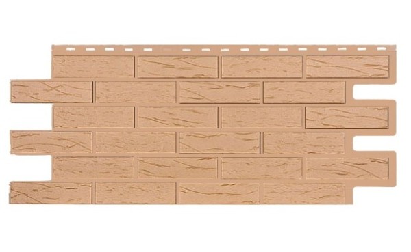Фасадная панель T-Siding Кирпич Саман Эко Крем купить в Сибае