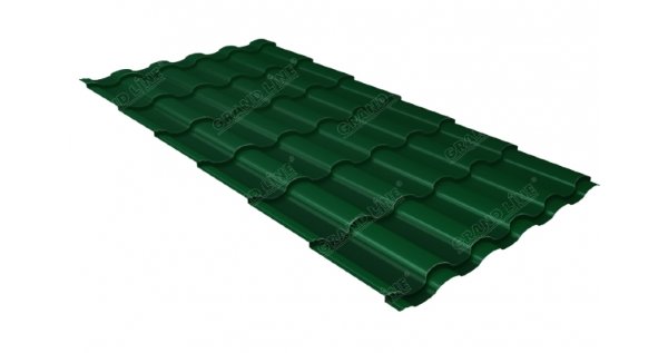 Металлочерепица кредо 0,45 Drap RAL 6005 зеленый мох купить в Сибае